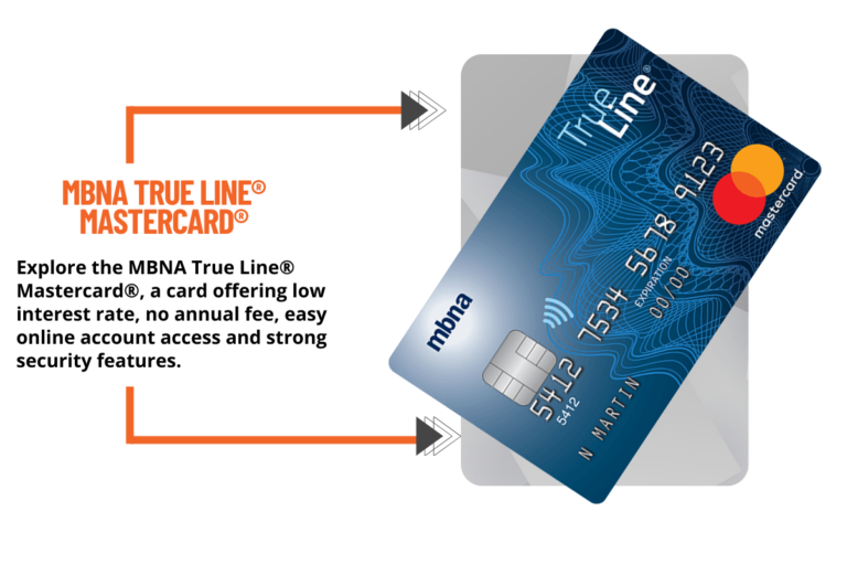 IMA MBNA True Line mastercard